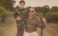 Koning Mohammed VI in Bouznika om te jagen