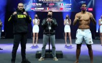 Badr Hari na staredown met Adegbuyi: "Gevecht is gewonnen zaak" (video's)