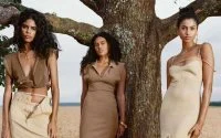 Nora Attal, Malika El Maslouhi en Imaan Hammam samen in campagne Jacquemus