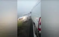 Twaalf gewonden bij grote kettingbotsing in Marokko (video)