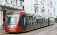 Motorrijder aangereden door tram in Casablanca