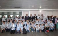 Palestijnse kinderen op vakantie in Marokko 