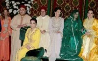 Eerste foto's bruiloft Moulay Rachid en Lalla Oum Keltoum