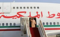 Boeing Koning Mohammed VI doet testlanding in Al Hoceima