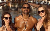 Bekende bokser David Haye op vakantie in Marrakech