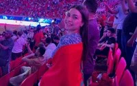 Farah El Khalifi, vrouw van topscorer Yassir Zabiri, viraal na WK-zege