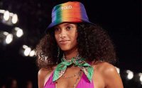 Imaan Hammam schittert op Ralph Lauren show