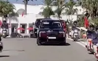 Koning Mohammed VI in M'diq aangekomen voor Eid ul-Adha