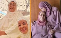 Leila Hadioui verricht Oemrah met moeder