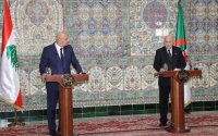 Libanese president Joseph Aoun looft Marokko in Algiers