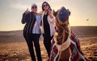 Najat Aatabou geniet van vakantie met dochter in Dubai (video)