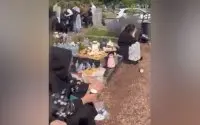 Picknick op islamitische begraafplaats schokt België