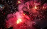 Triomfantelijke ontvangst Atlas Leeuwen (video)