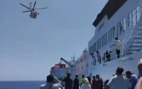 Marokkaan onwel op veerboot naar Marokko, helikopter pikt hem op 