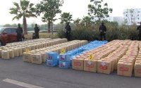 Ruim 2 ton drugs verdwijnt in rook bij Al Hoceima