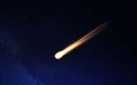Vuurbal daalt met 67.000 km/u neer boven Noord-Marokko