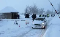 Marokko: wegen dicht door sneeuwval