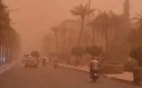 Oujda stikt onder stofstormen
