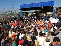 Honderden Marokkanen blokkeren grens Melilla 