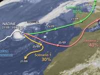Tropische storm Nadine dreigt Marokko 