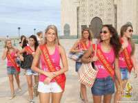 Foto's Miss België 2013 bij Hassan II moskee