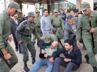 Marokkanen betogen tegen budget Koningshuis 