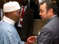 Koning Mohammed VI in Senegal 