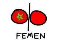 Femen moedigt Marokkaanse vrouwen aan topless te demonstreren