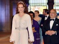 Foto's Lalla Salma op afscheidsdiner Koningin Beatrix