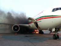 Vliegtuig Royal Air Maroc vat vuur in Montreal