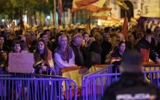Anti-Marokkaanse leuzen bij protesten in Spanje