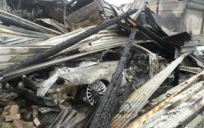 Tiental auto's van Marokkanen verwoest bij brand in Nederland