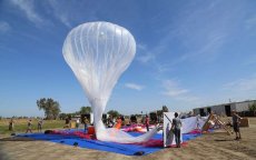 Luchtballon Google in de problemen landt in Marokko