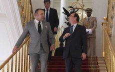 Koning Mohammed VI ontmoet Franse President François Hollande maandag
