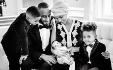 Alicia Keys met Marokkaanse kaftan