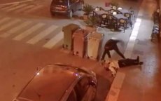 Gewelddadige agressie Marokkaan in Italië live gefilmd