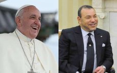 Paus stuurt bericht naar Mohammed VI vanuit Marokkaans luchtruim