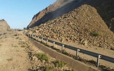 Weg Tetouan - Al Hoceima gesloten door steenval