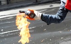 Marokkaanse politieman met molotovcocktail aangevallen