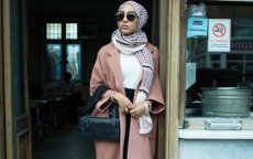 Primeur: vrouw met hoofddoek in nieuwe catalogus H&M 