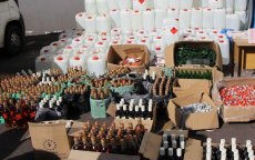 Vrouw betrapt met 3000 flessen alcohol in Rabat