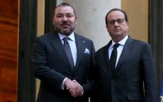 Aankomst Koning Mohammed VI bij Franse president (video)