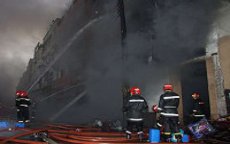 Depotwinkel burgemeester Sajid verwoest door brand in Casablanca 