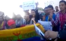 Imazighen verbranden foto's Premier Benkirane (video)