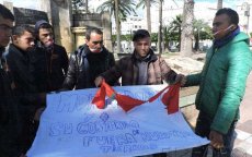 Melilla: Marokkanen verbranden vlag om niet naar Marokko terug te moeten keren