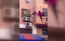 Vrouwen ontsnappen uit brandend schoonheidssalon in Marrakech (video)