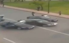 Man verstoort stoet Koning Mohammed VI (video)
