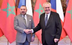 Koning Mohammed VI ontmoet Tsjechische president Milos Zeman (foto's)