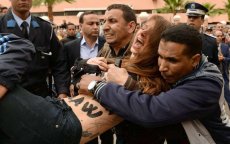Foto's arrestatie Femen-activisten in Beni Mellal