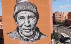 Duitser maakt prachtige muurschildering in Marrakech (video)